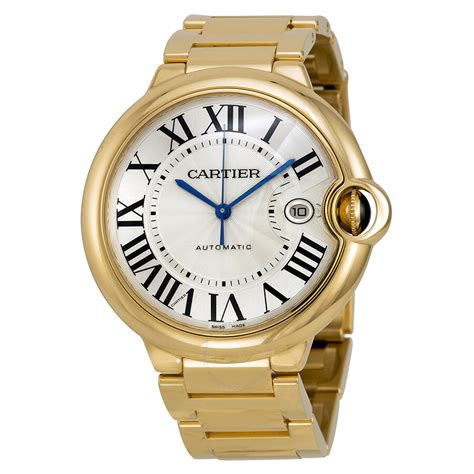 cartier gold women's watch|cartier 18k gold watch price.